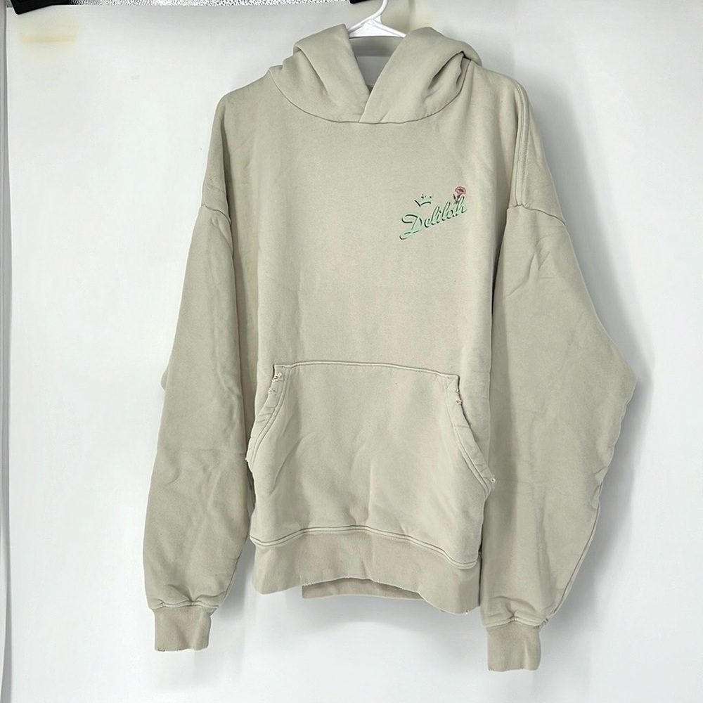 Yellow label Co NEW mens oversized hoodie small